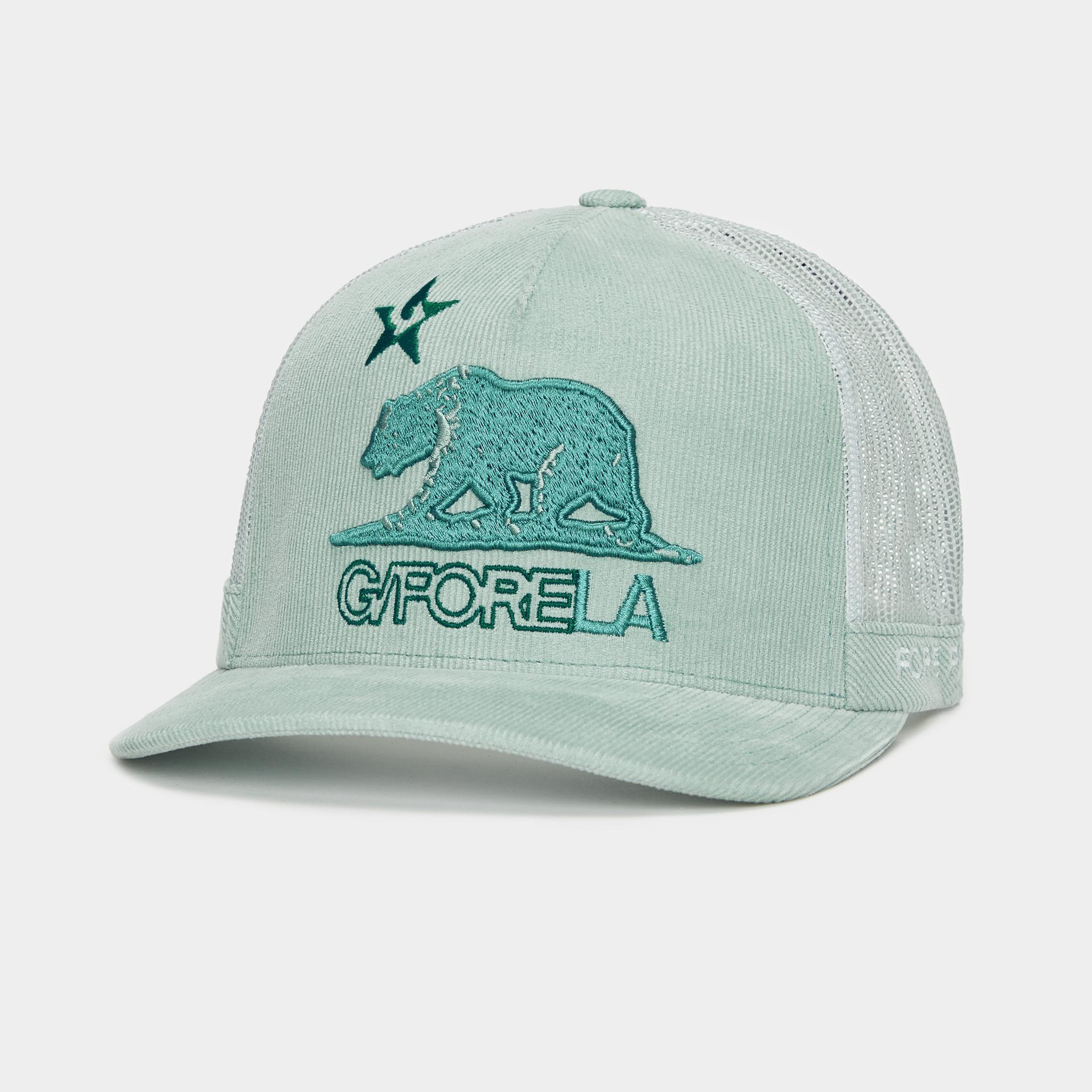 G/FORE LA COTTON CORDUROY TALL TRUCKER HAT Product Image