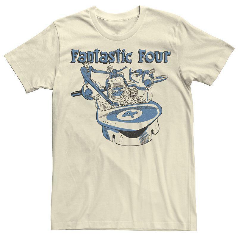 Mens Marvel Fantastic Four Group Shot Fantasticar Tee Product Image