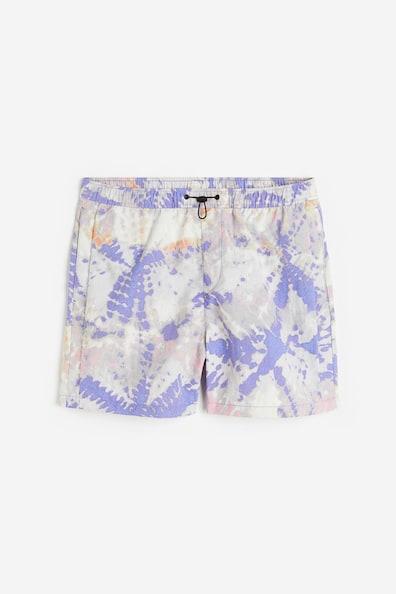 H & M - Regular Fit Nylon Shorts - Purple Product Image