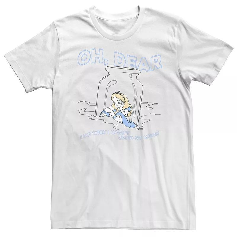 Big & Tall Disney Alice In Wonderland I Do Wish I Hadnt Cried So Much Tee, Mens Product Image