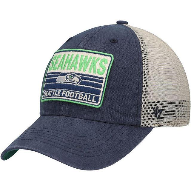 Mens 47 /Natural Seattle Seahawks Four Stroke Clean Up Snapback Hat, Blue Product Image