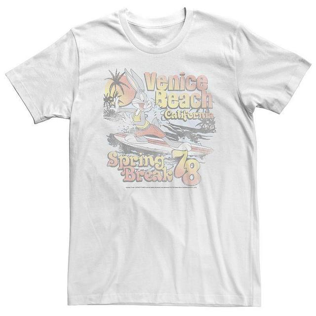 Big & Tall Looney Tunes Bugs Bunny Venice Beach Spring Break 78 Tee, Mens Product Image