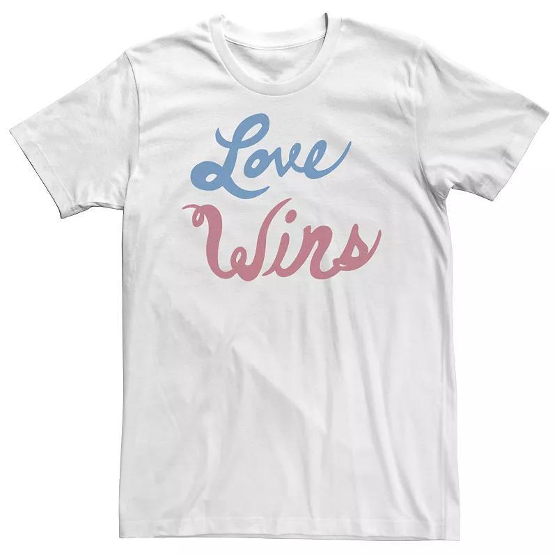 Big & Tall Americana Love Wins Tee, Mens Product Image