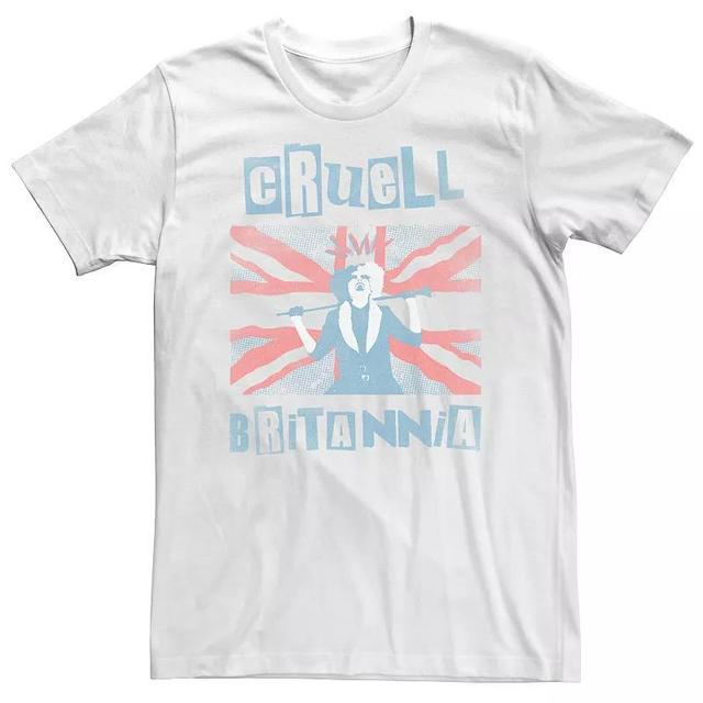 Big & Tall Disney Cruella Cruell Britannia Tee, Mens Product Image