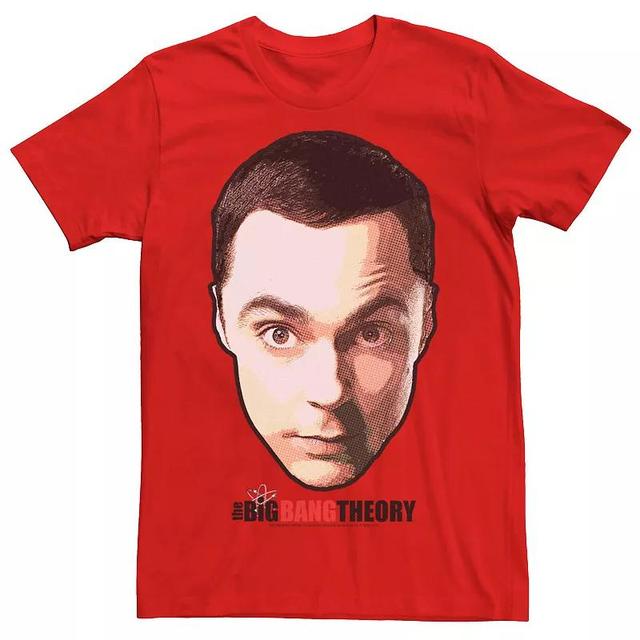 Mens The Big Bang Theory Sheldon Big Face Tee Product Image