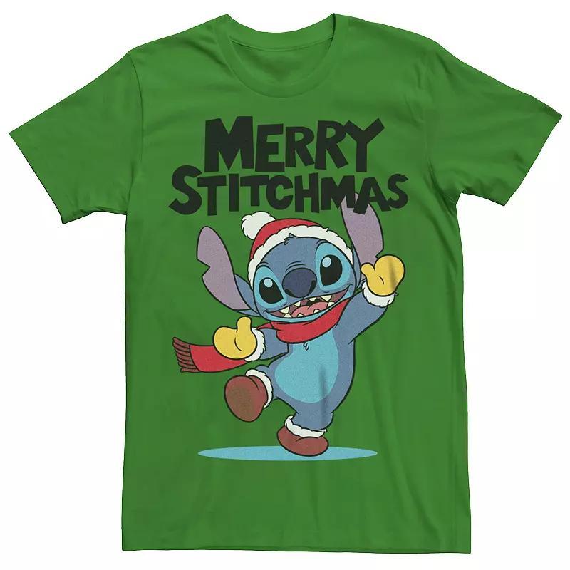 Disneys Lilo & Stitch Mens Merry Christmas Stitch Tee Product Image