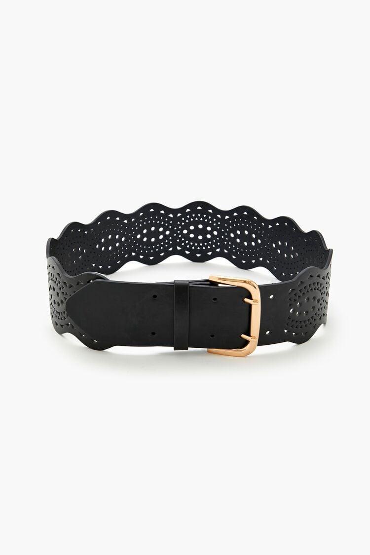 Scalloped Faux Leather Belt | Forever 21 Product Image