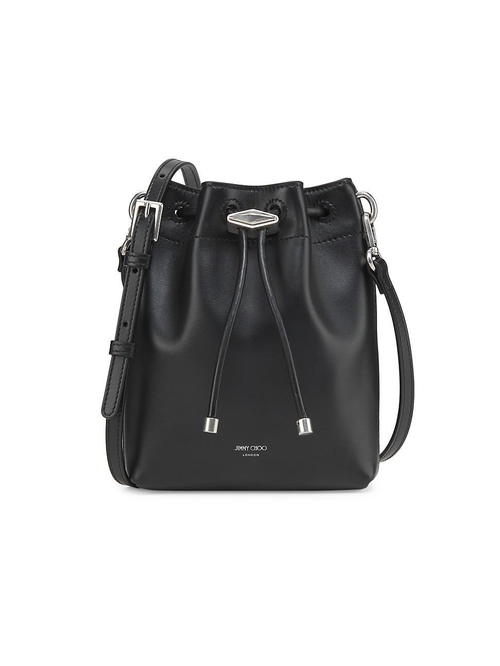 Womens Bon Bon Leather Drawstring Bag Product Image