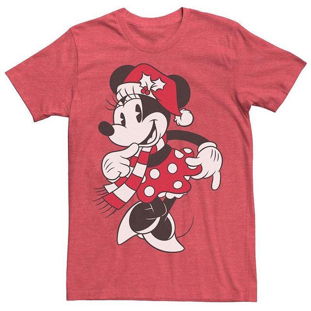 Mens Disney Minnie Mouse Classic Christmas Portrait Tee Product Image