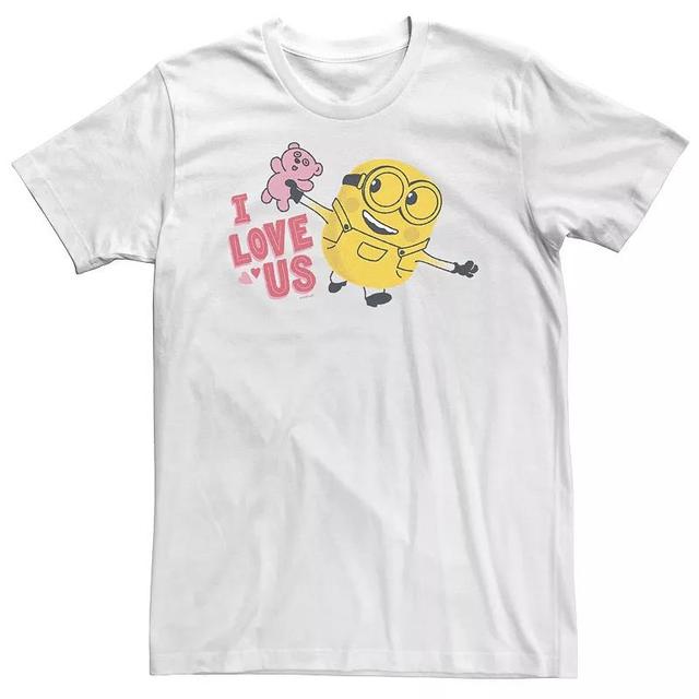 Big & Tall Despicable Me Minions Valentines Day I Love Us Bear Tee, Mens Product Image