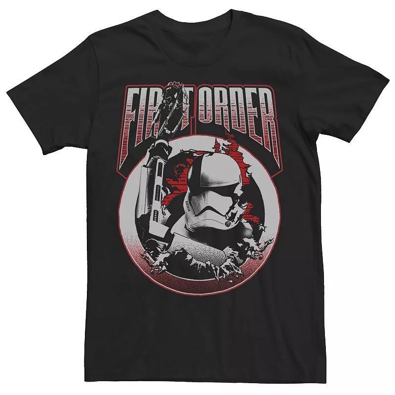 Mens Star Wars Last Jedi First Order Stormtrooper Badge Tee Product Image