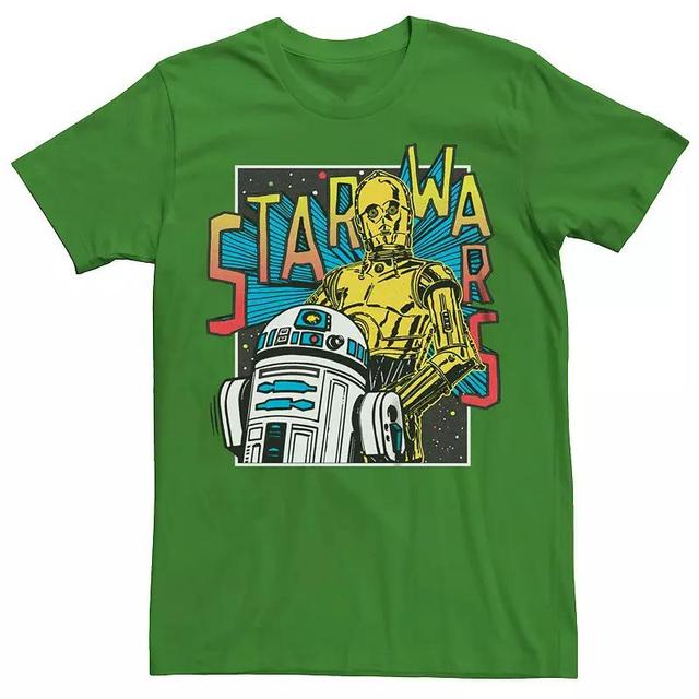 Mens Star Wars C-3PO And R2-D2 Droids Graphic Tee Product Image