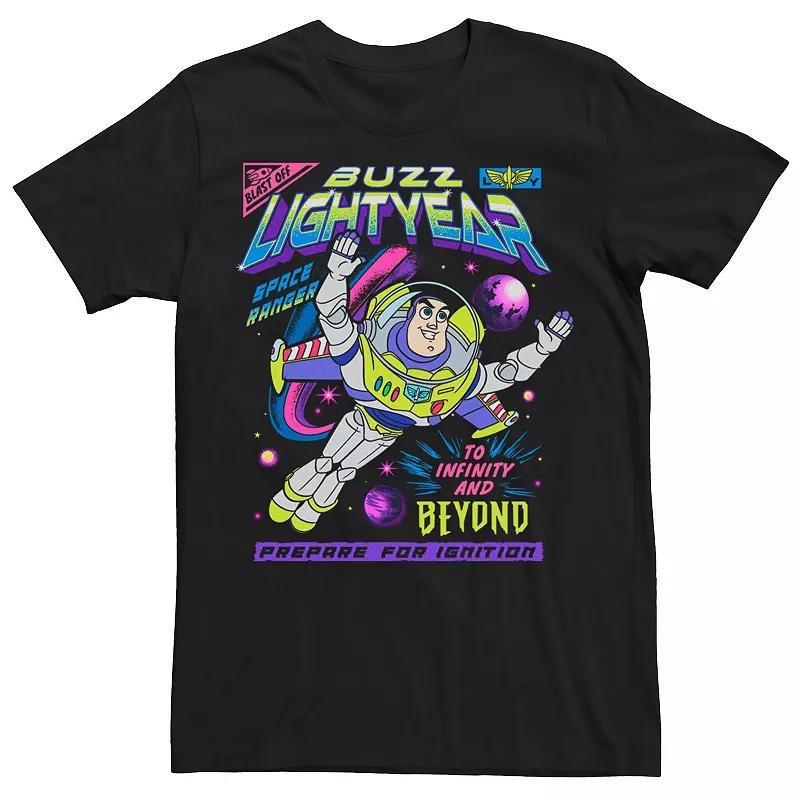 Mens Disney / Pixar Toy Story Four Buzz Lightyear Space Ranger Comic To Infinity And Beyond Tee Product Image