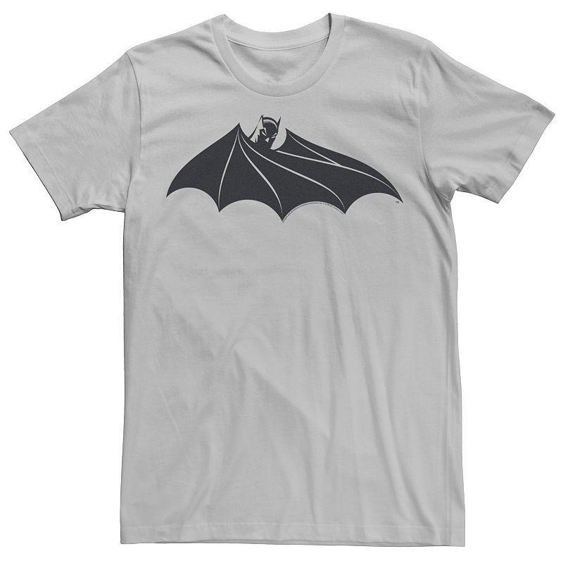 Mens DC Comics Batman Cloak Chest Logo Tee Product Image