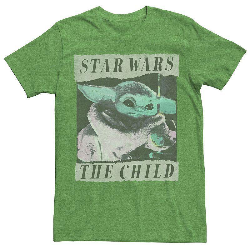 Mens Star Wars The Mandalorian The Child Ripped Poster Tee Product Image