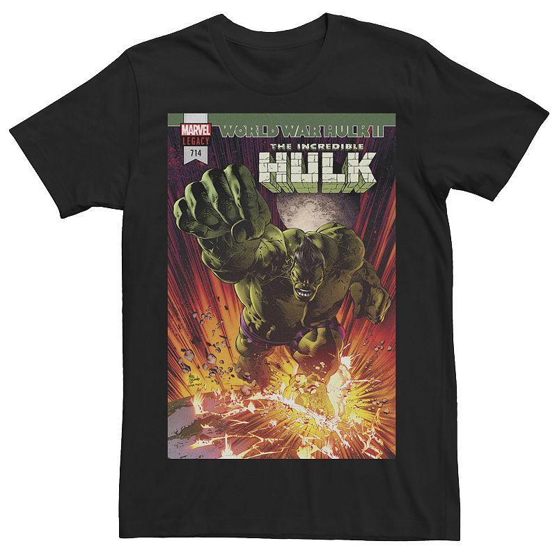 Mens Marvel The Incredible Hulk World War Hulk II Comic Cover Tee Product Image