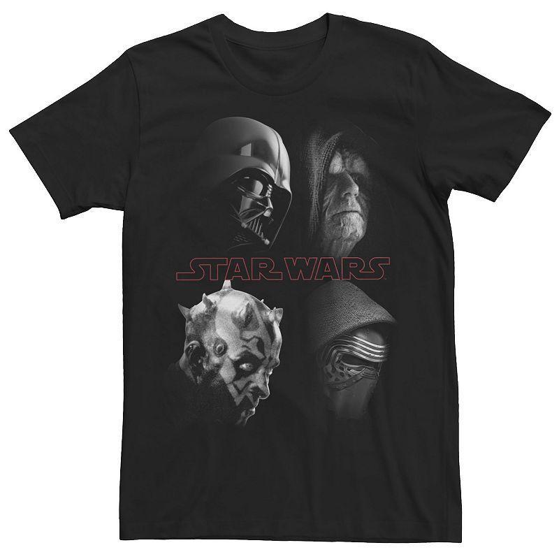 Mens Star Wars Villain Portrait Panel Tee Product Image