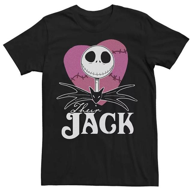 Disneys The Nightmare Before Christmas Big & Tall Love Their Jack Graphic Tee, Mens Product Image