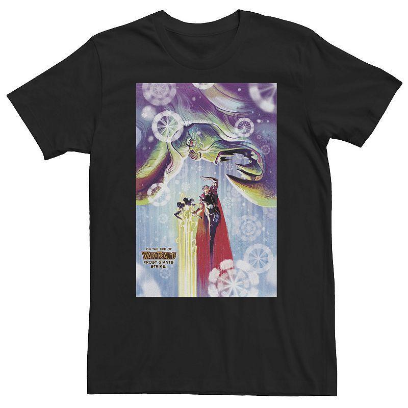 Big & Tall Marvel Comixology Thor Frost Giants Strike Comic Cover Tee, Mens Product Image