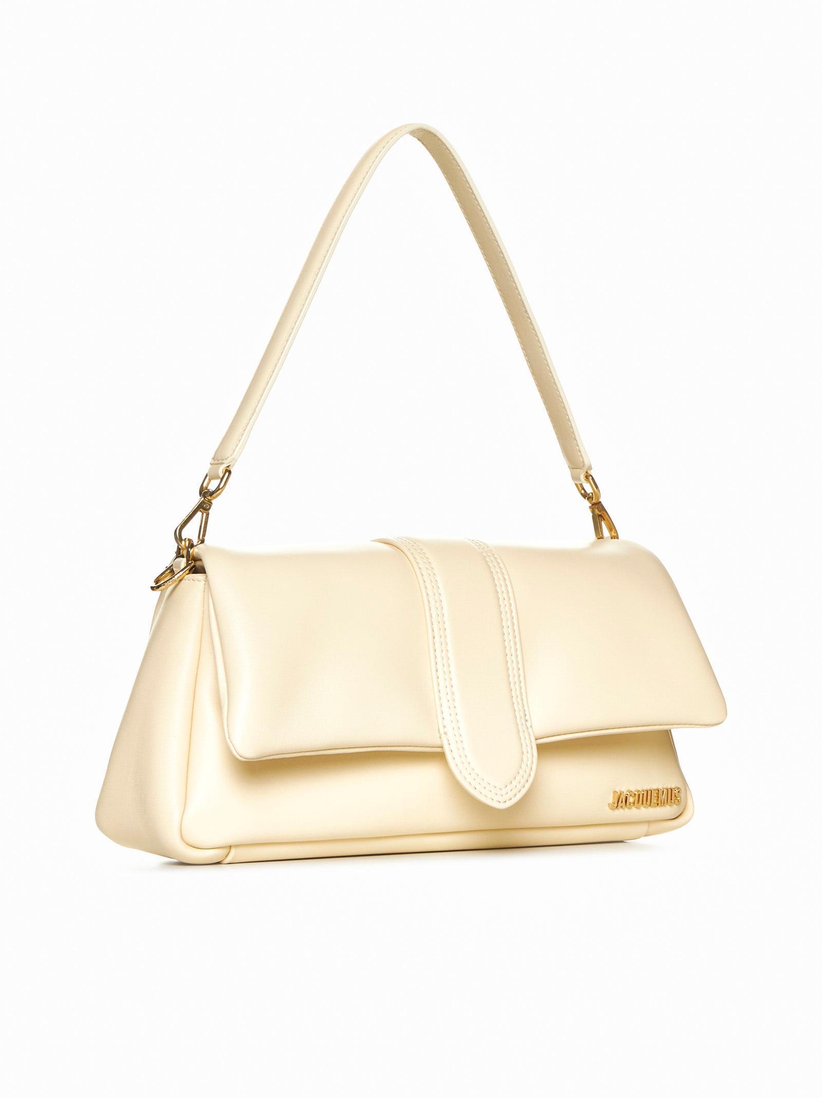 JACQUEMUS Le Petit Bambimou Leather Shoulder Bag In Neutrals Product Image