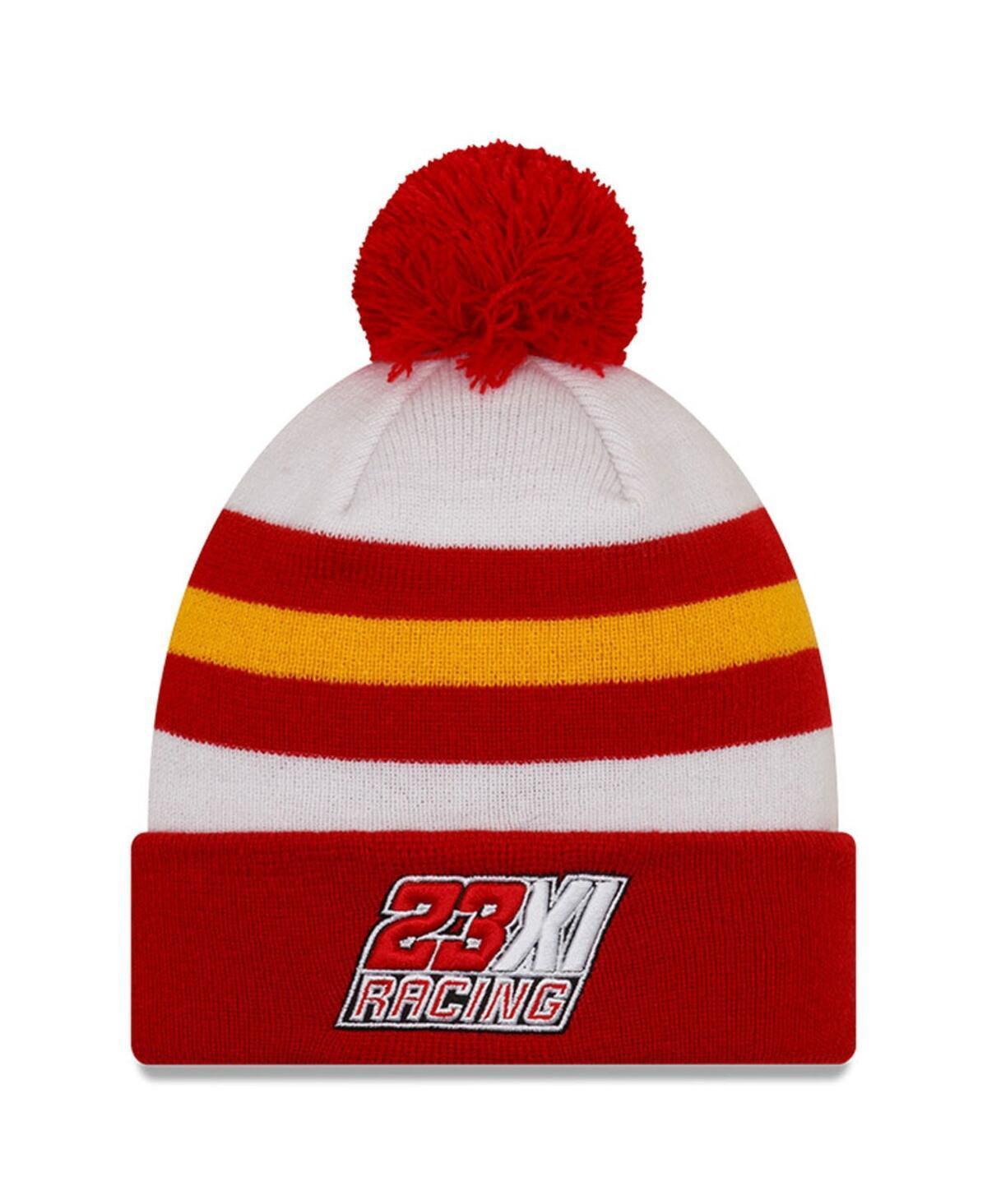 Mens New Era Red Bubba Wallace McDonalds Knit Pom Cuff Beanie - Red Product Image