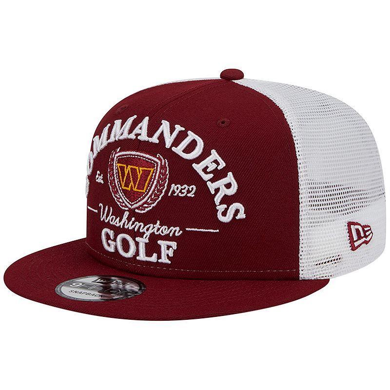 Mens New Era Burgundy Washington Commanders Club 9FIFTY Snapback Hat Product Image