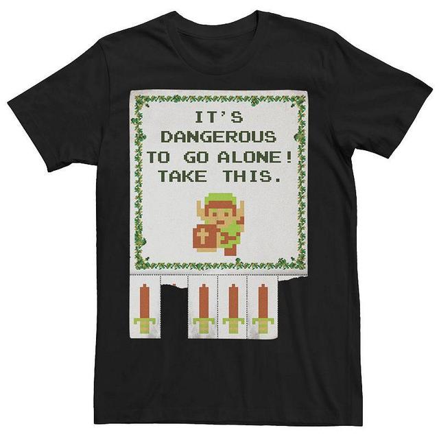 Mens Nintendo Zelda Sword Tear Off Paper Tee Product Image