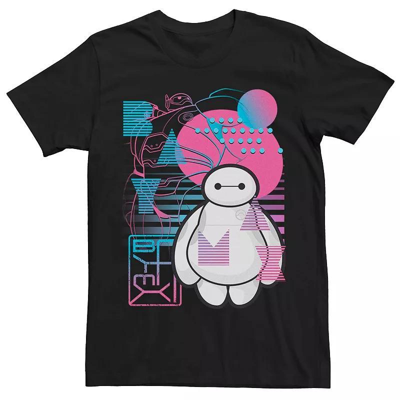 Disneys Big Hero 6 Baymax Colorful Poster Mens Graphic Tee Product Image