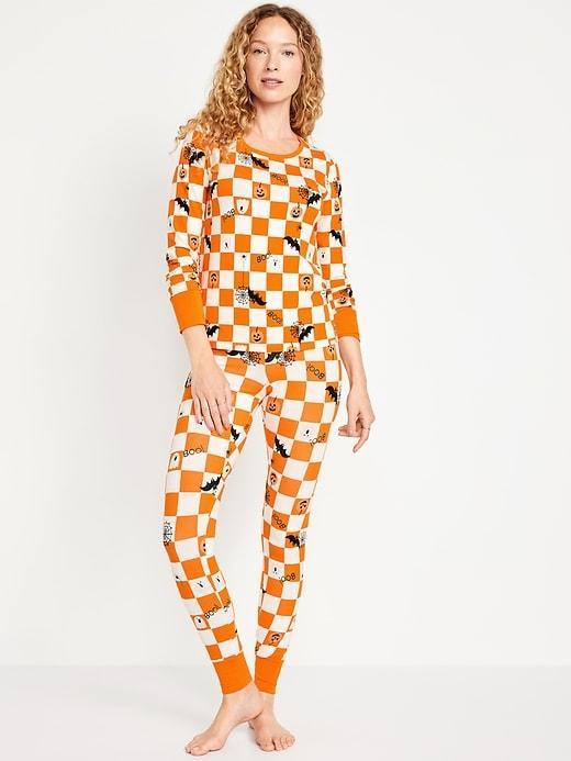 Halloween Print Pajama Set Product Image