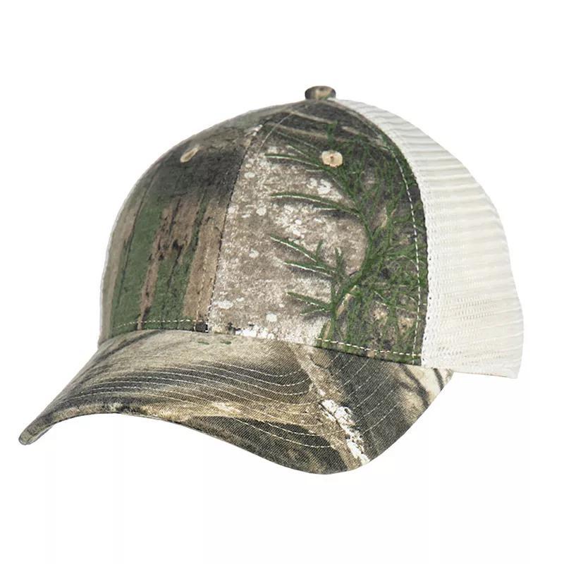 Mens Colosseum RealTree APX Structured Trucker Cap, Green Product Image