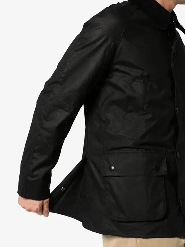 Ashby Wax Jacket In Black Product Image