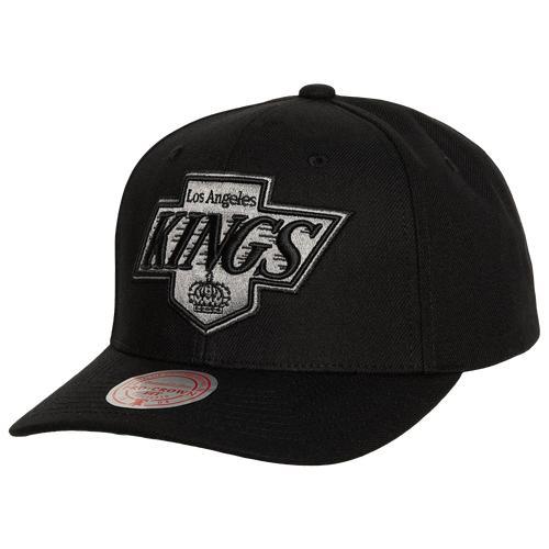 Mens Mitchell & Ness Black Los Angeles Kings Team Ground Pro Adjustable Hat Product Image