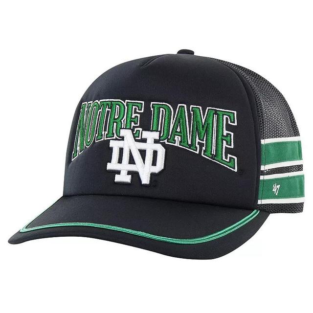 Mens 47 Notre Dame Fighting Irish Sideband Trucker Adjustable Hat, Blue Product Image