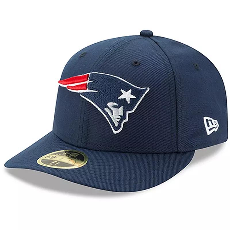 Mens New Era New England Patriots Omaha Low Profile 59FIFTY Fitted Hat Blue Product Image