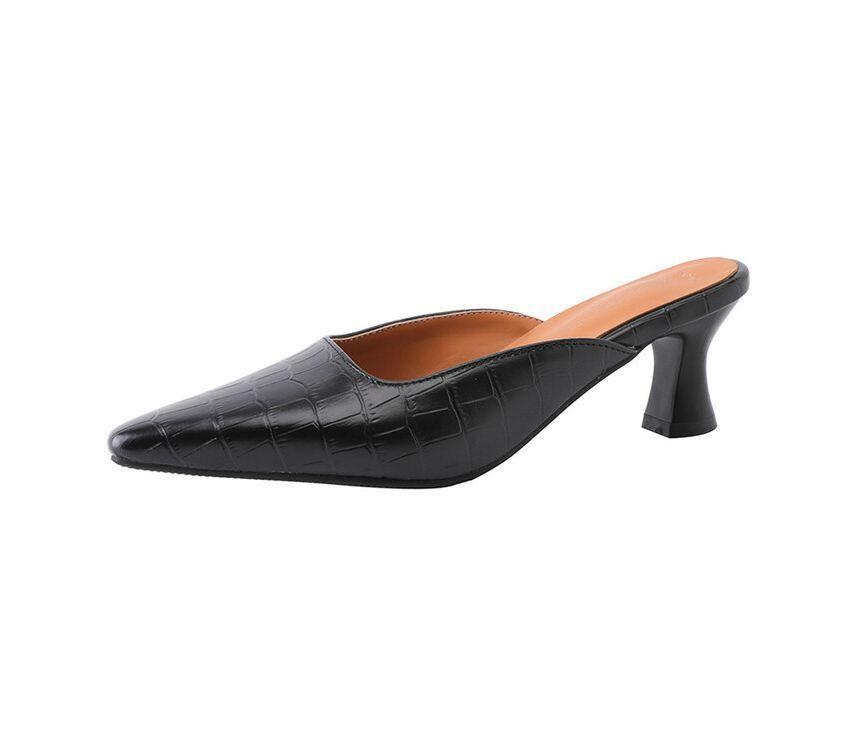 Pointed Kitten Heel Mules product image