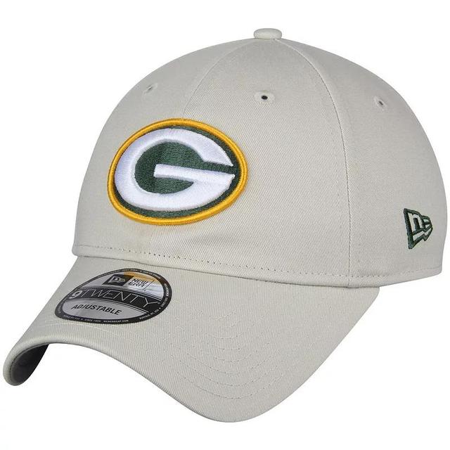 Mens New Era Khaki Green Bay Packers Playmaker 9TWENTY Adjustable Hat Product Image