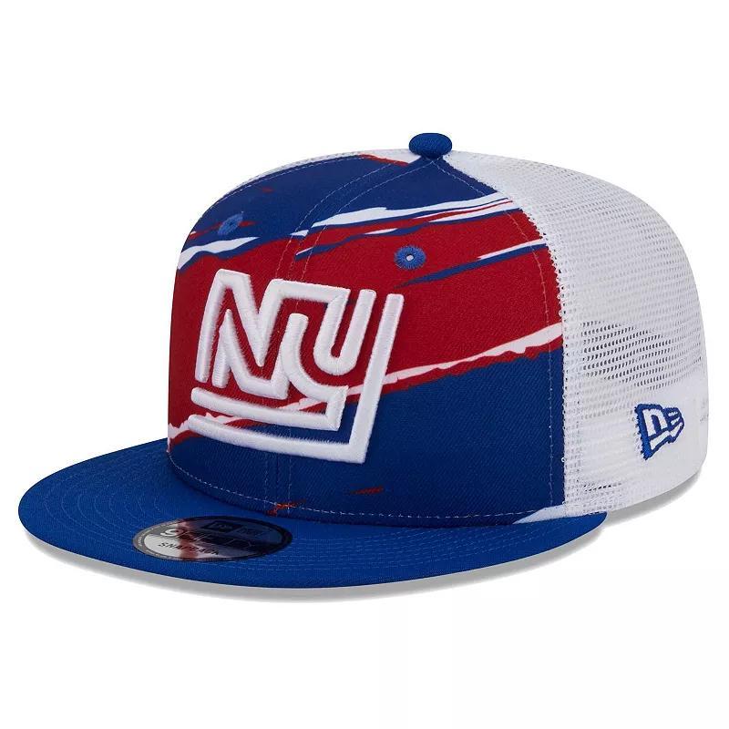 Mens New Era Royal New York Giants Historic Tear Trucker 9FIFTY Snapback Hat Product Image