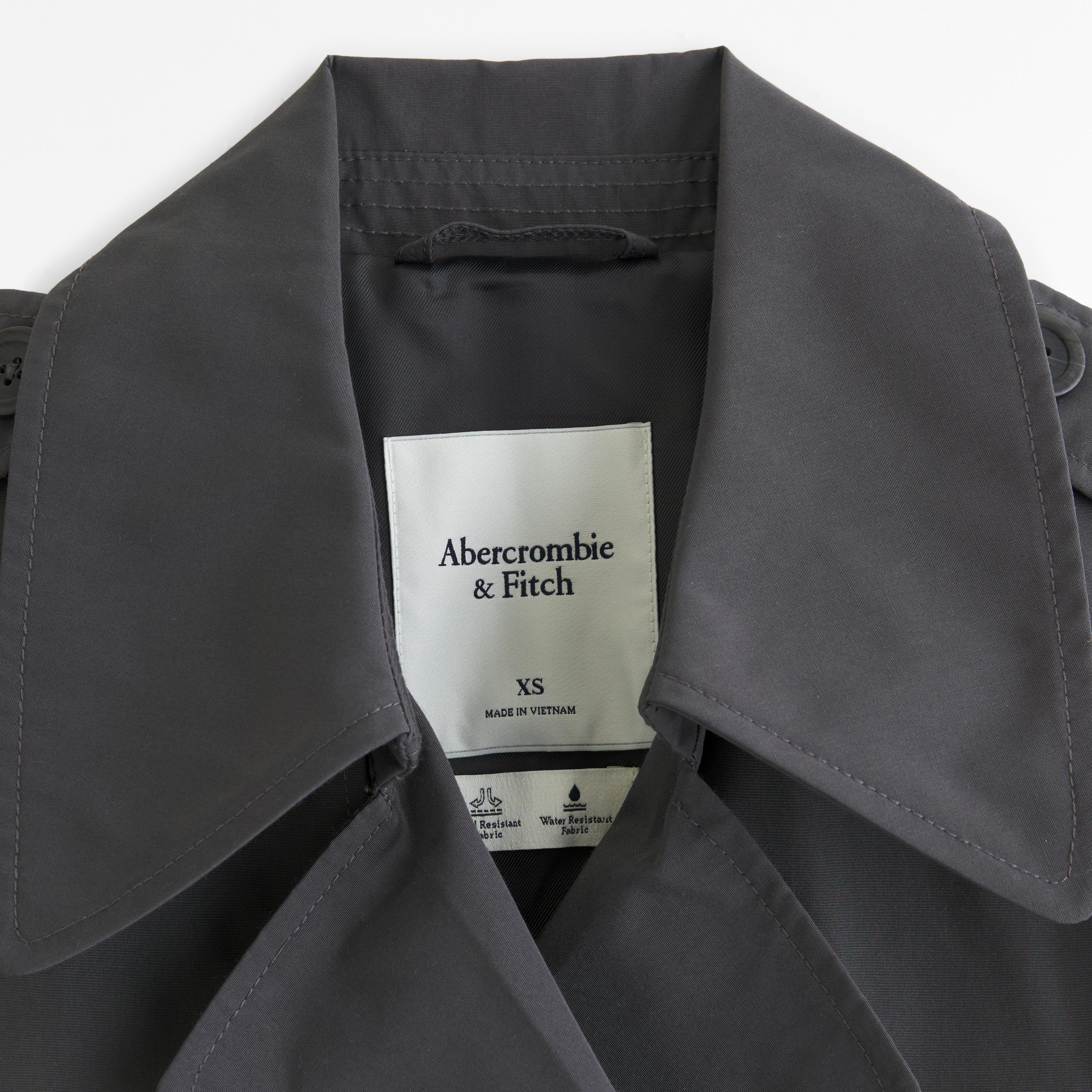 Cropped Trench Coat Product Image