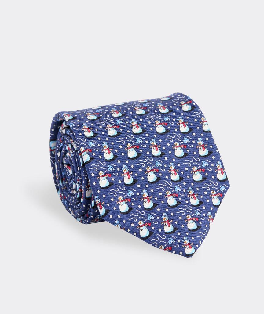 Snowman Silk Tie Product Image