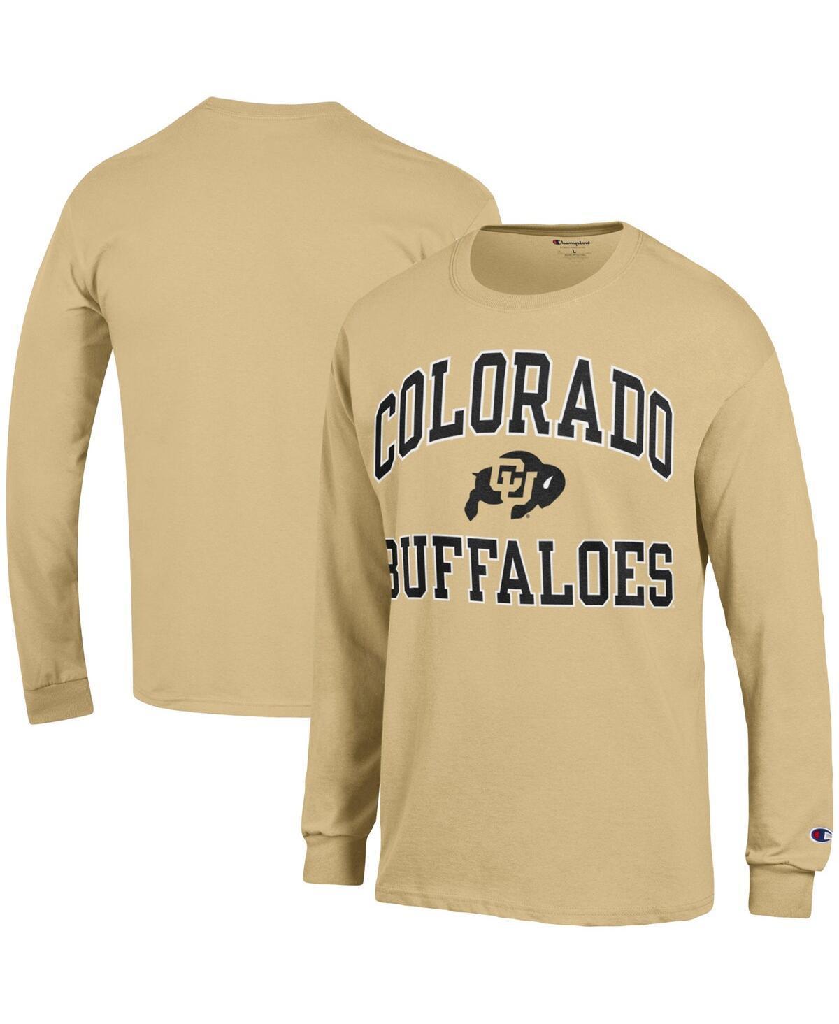 Mens Champion Gold Colorado Buffaloes High Motor Long Sleeve T-shirt Product Image