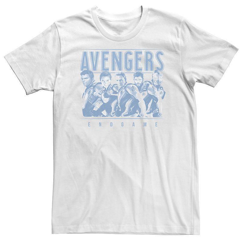 Big & Tall Marvel Avengers Endgame Ornate Suited Up Group Shot Tee, Mens Product Image