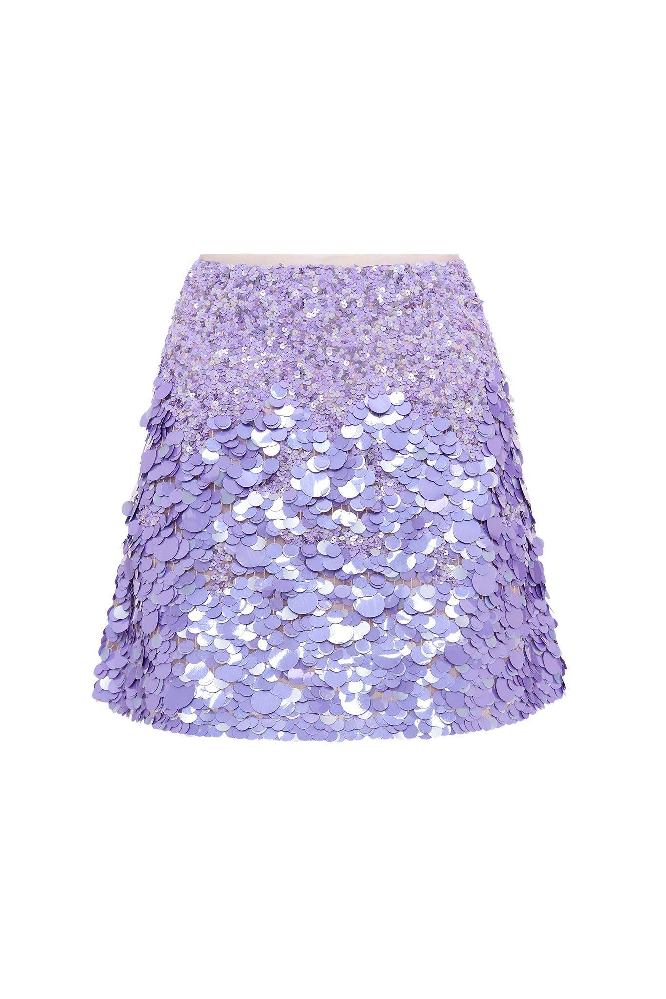 Cherie Sequin Mini Skirt Product Image