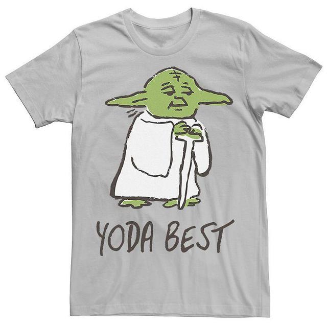 Mens Star Wars Yoda Best Portrait Sketch Tee Product Image