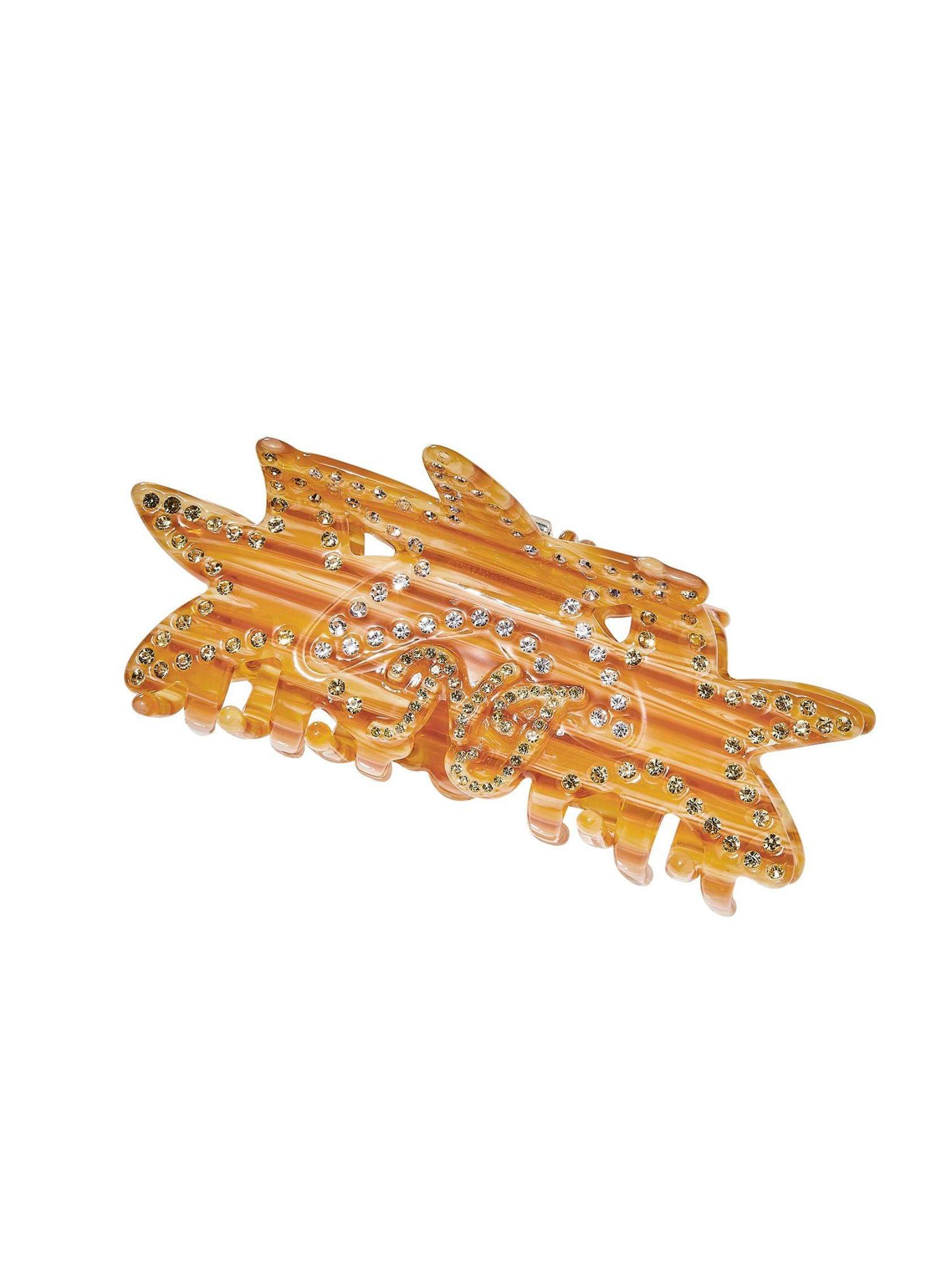 Paulina Crystal Star Claw Clip (Yellow) Product Image