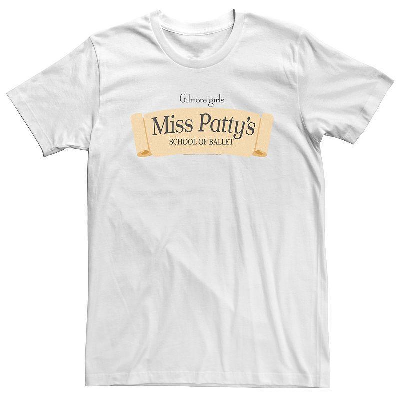 Big & Tall Gilmore Girls Miss Pattys School Of Ballet Logo Tee, Mens Product Image