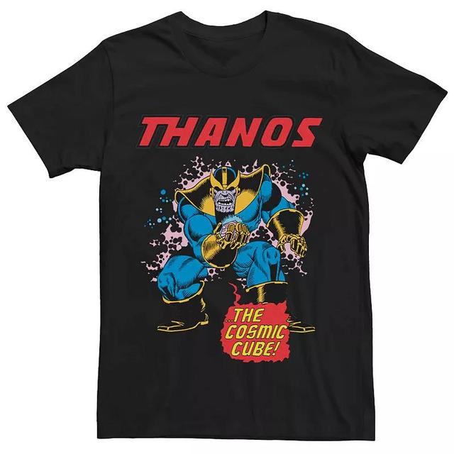 Mens Marvels Thanos Vintage Cosmic Cube Tee Product Image