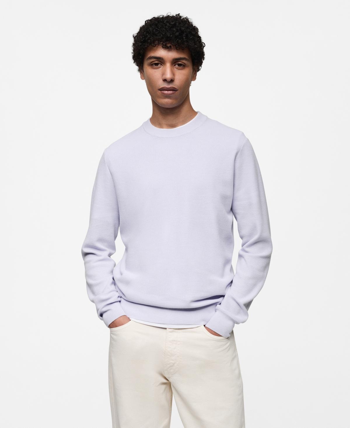 Mango Mens Fine-Knit Cotton Sweater product image