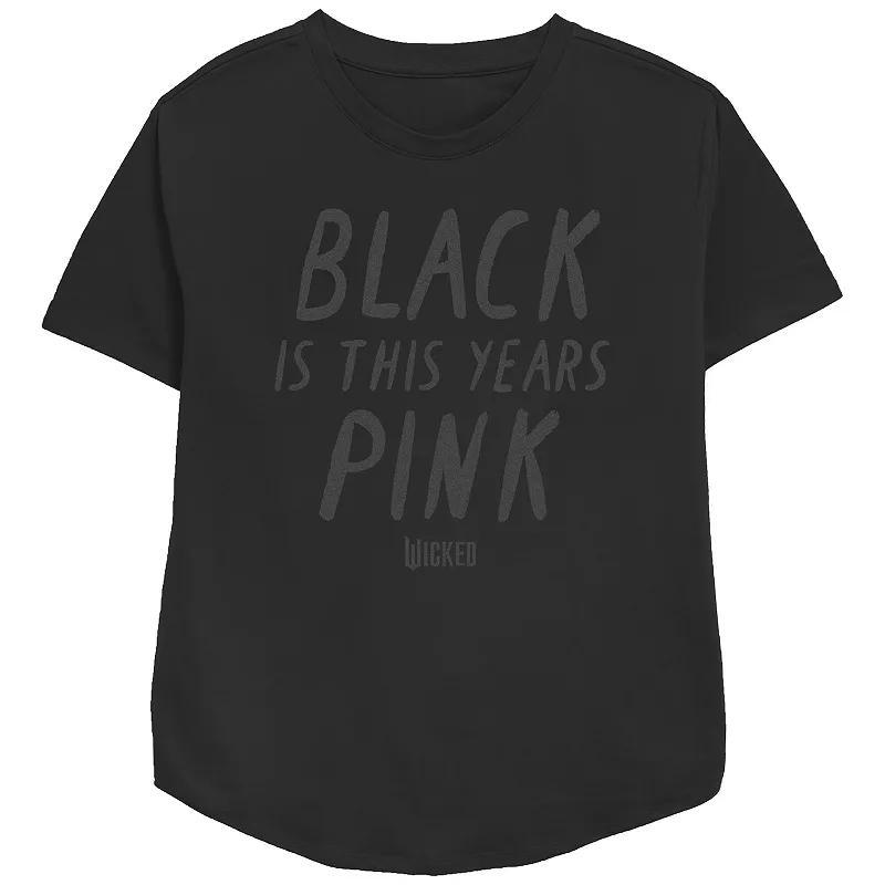 Womens Wicked Is This Years Pink Relaxed Fit Graphic Tee product image