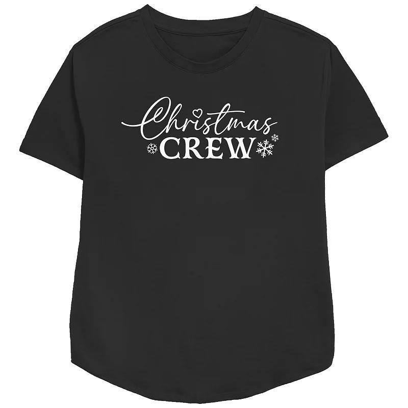 Womens Christmas Crew Relaxed Fit Graphic Tee Product Image