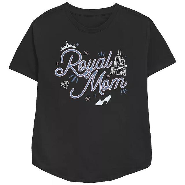 Disney Cinderella Womens Royal Mom Relaxed Fit Graphic Tee Product Image